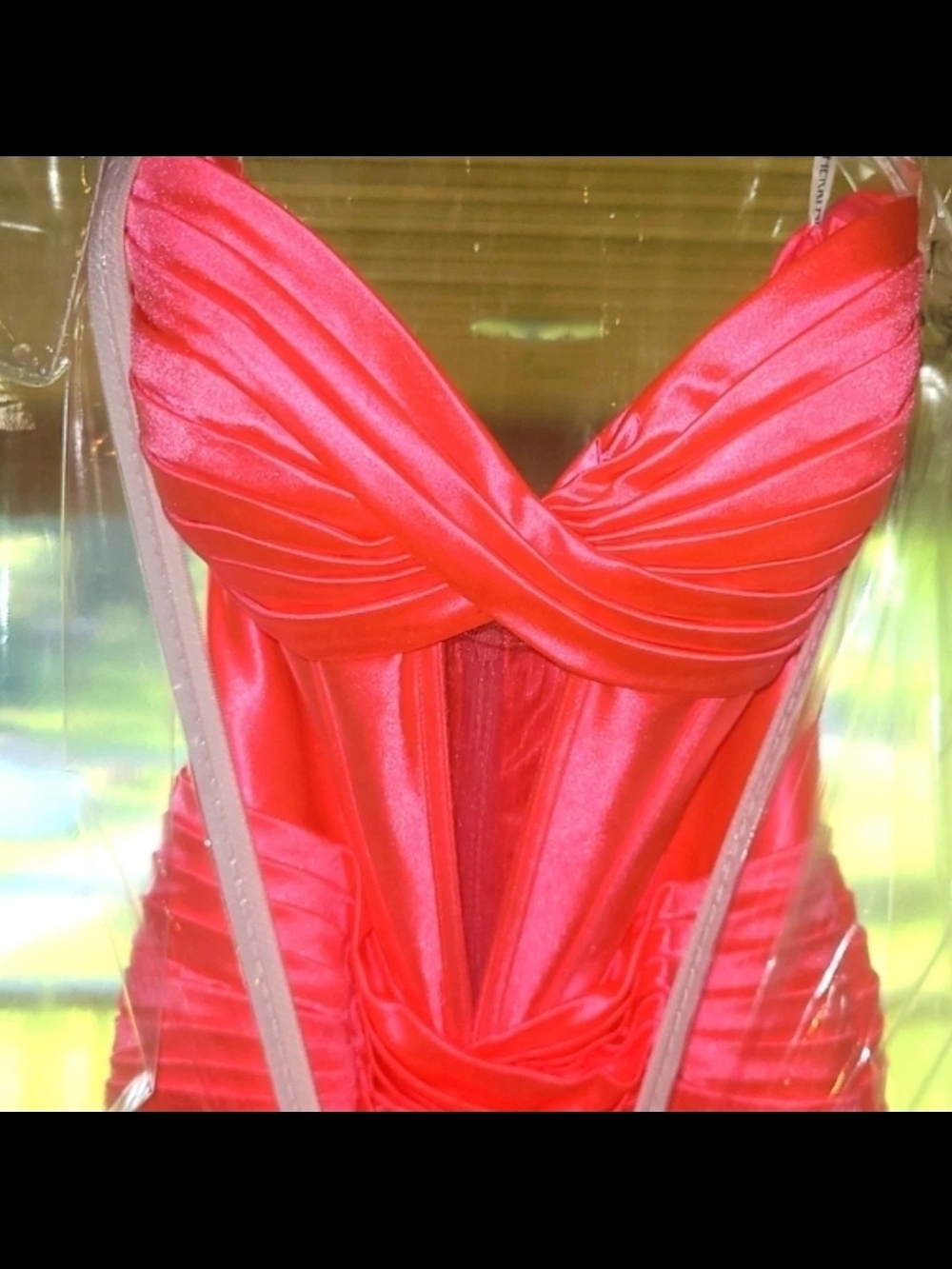 Sherri Hill Hot Pink Ruched Kids One-Piece